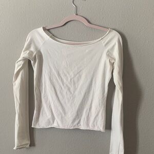 Brandy Melville Cream Long Sleeve Top